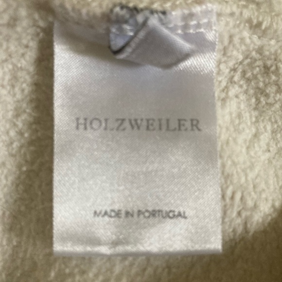 Holzweiler Hoodie Sweatshirt Jumper Hanger Logo Cream Long Sleeves Size XL - Picture 4 of 10